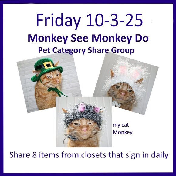 Friday 10-3-2025 Dog Cat Small Animal Pet Share Discussion Group - Picture 1 of 7